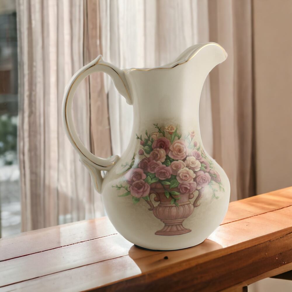 Vintage Ceramic Water Pitcher from Belk's "All For You" Collection